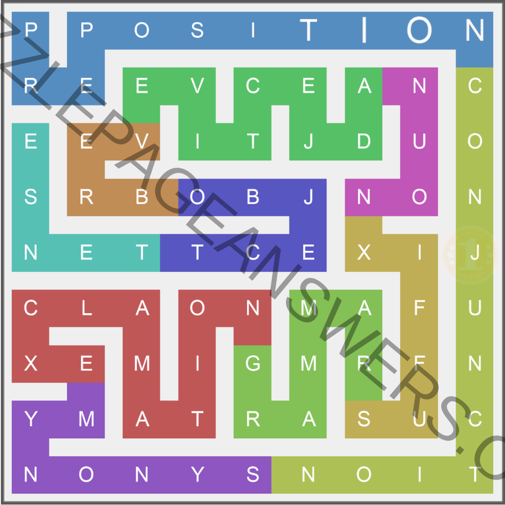 Puzzle Page Words Snake November 27 2019 Answers - Puzzle ...